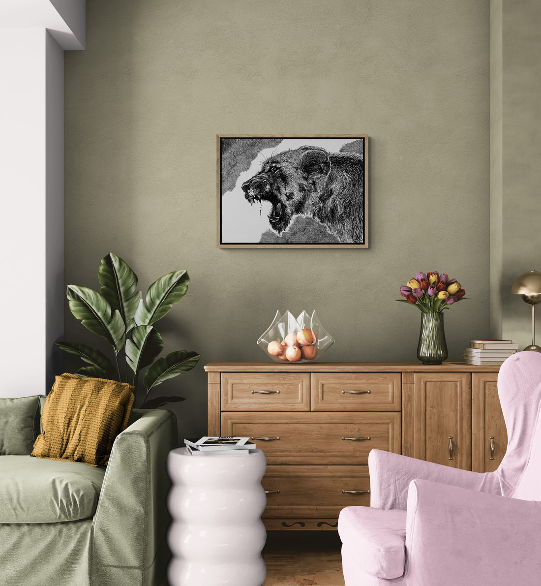 Fierce Beneath The Wound | Canvas Print