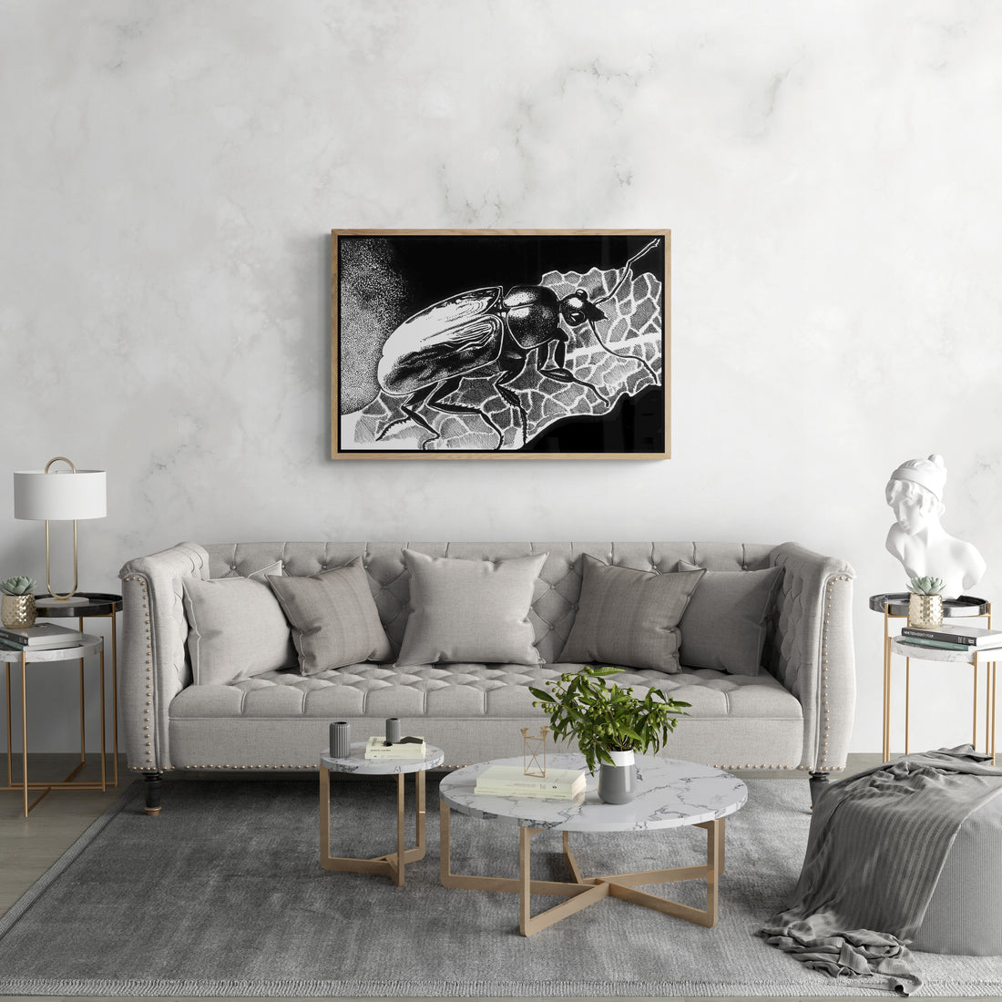 Journey Of A Beetle 2 | Canvas Print