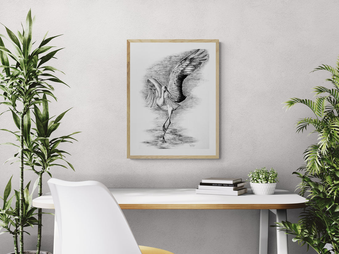 Wings Of Arrival | Paper Print