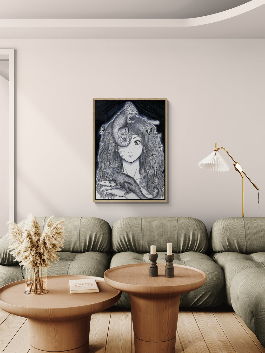 Chamaleon Queen  | Canvas Print