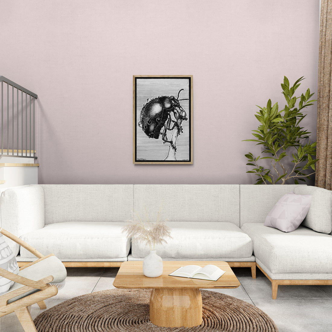 Journey Of A Beetle 1 | Canvas Print