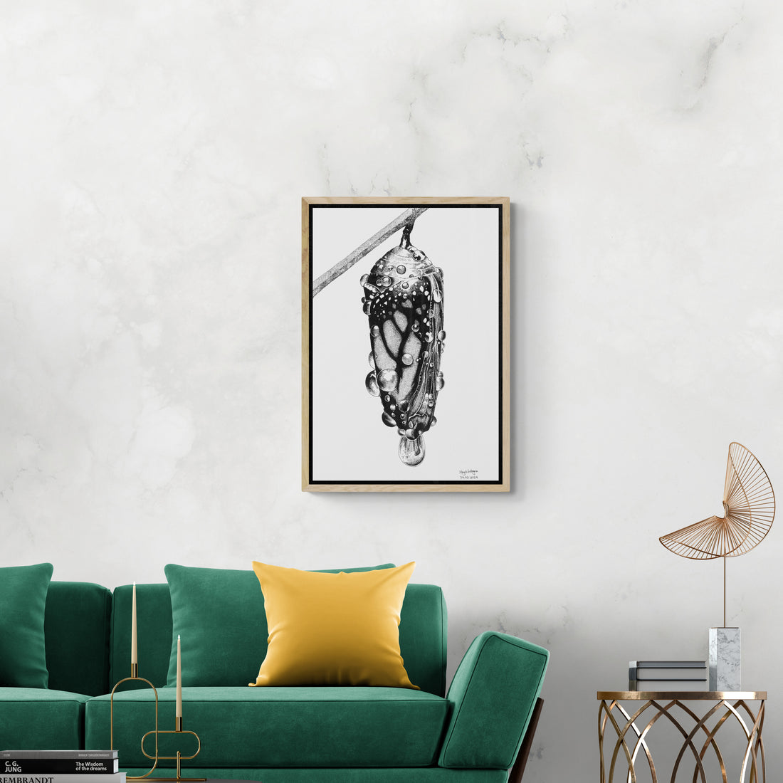 Chrysalis Of Dew | Canvas Print