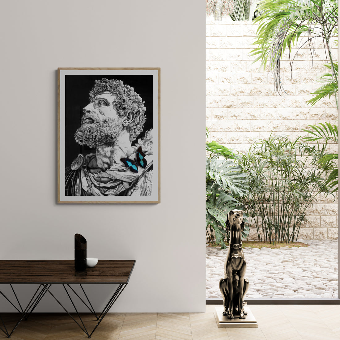 The Emperor And The Butterfly | Paper Print