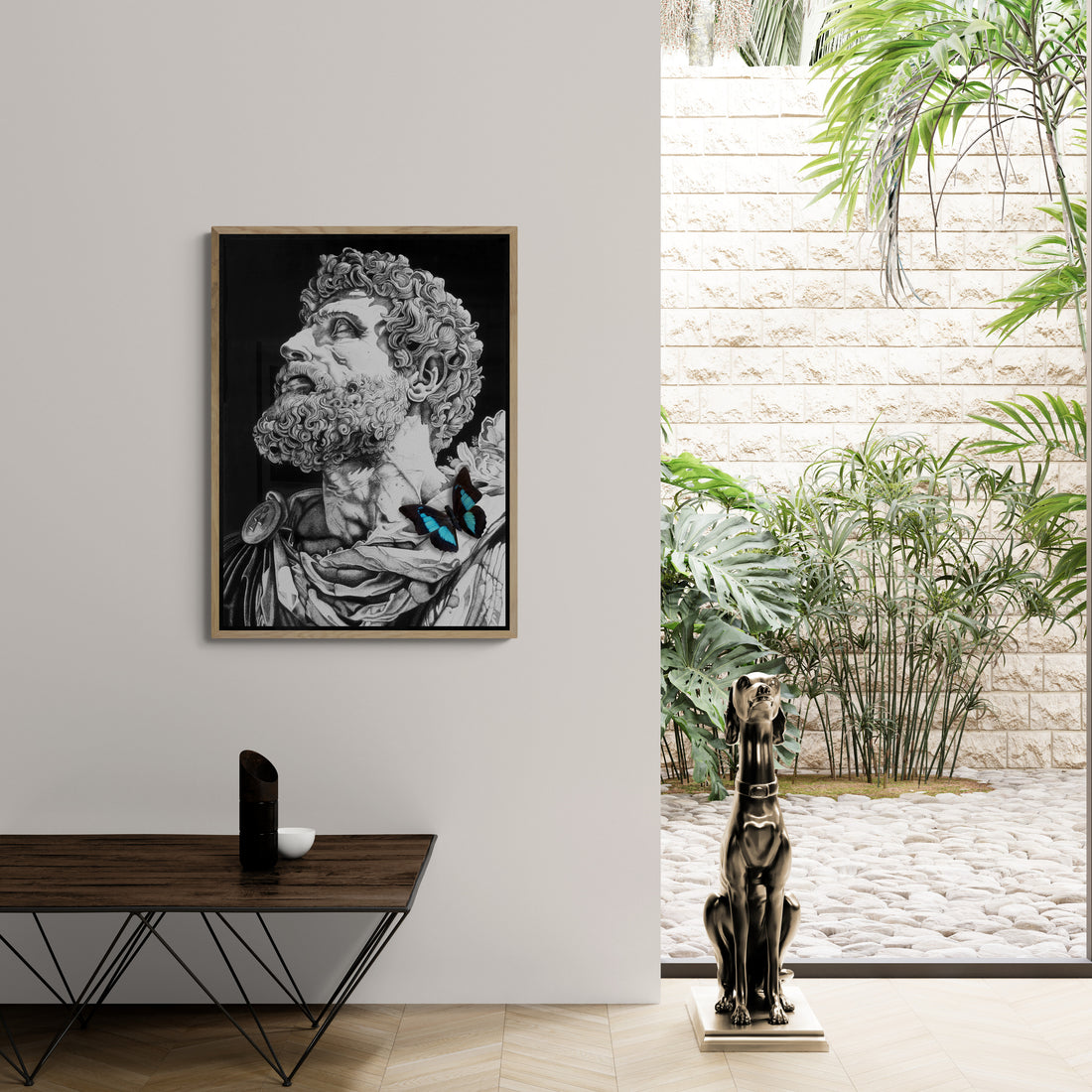 The Emperor And The Butterfly | Canvas Print