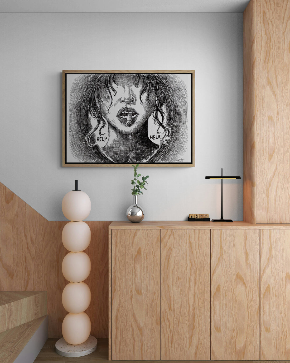 Help | Canvas Print