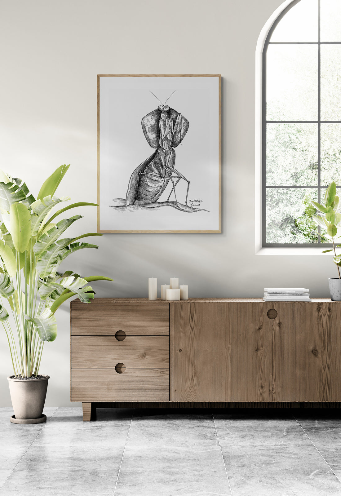 Peruvian Cobra Mantis | Paper Print