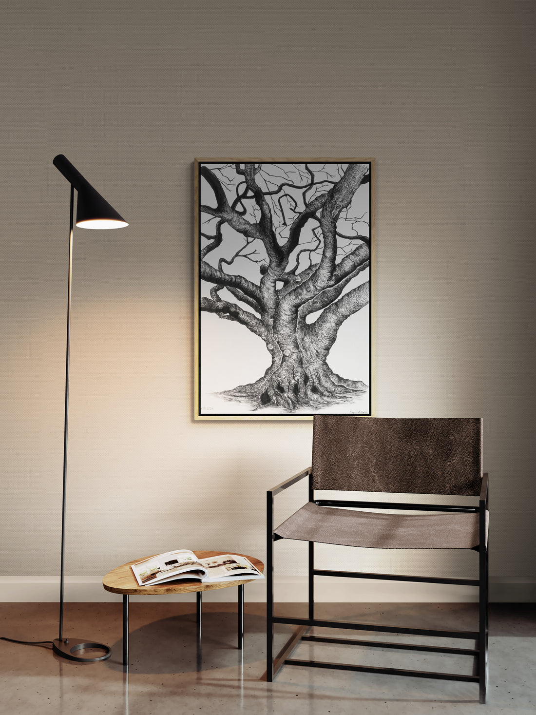 The Leafless Guardian | Canvas Print