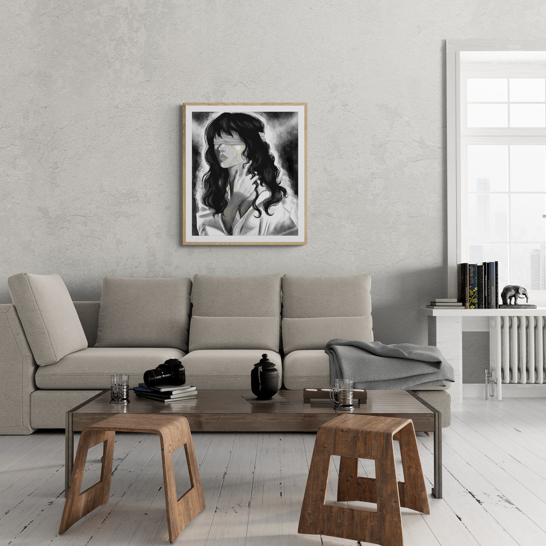 Blind Restoration | Paper Print